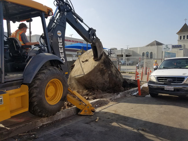 Removal of Gasoline Tank